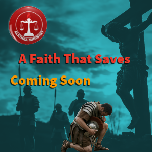 A Roman soldier kneeling before the crucifixion of Jesus Christ in adoration and faith.